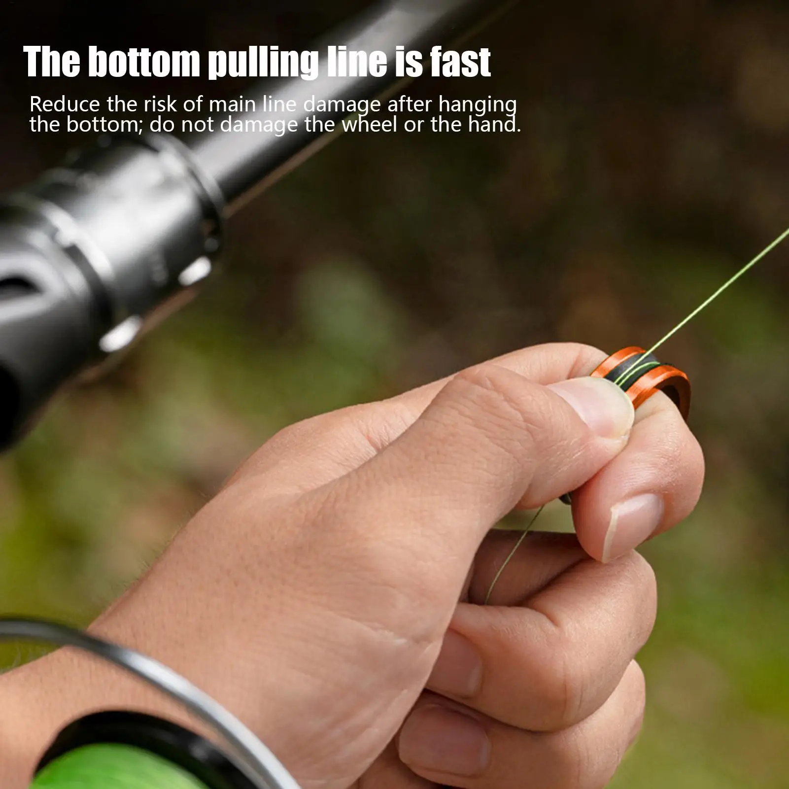 خطوط الصيد مجتذب حلقة سلك مجتذب المضادة للانزلاق سبيكة الصيد خط سفلي مجتذب المحمولة صيد السمك عقدة تشديد الزعيم #2