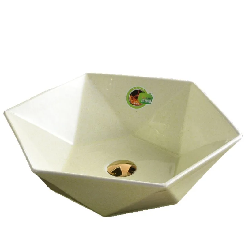 

Creative Personality Ceramic Washbasin Morandi Nordic Style Restaurant Hotel Washbasin Upper Basin Art Basin