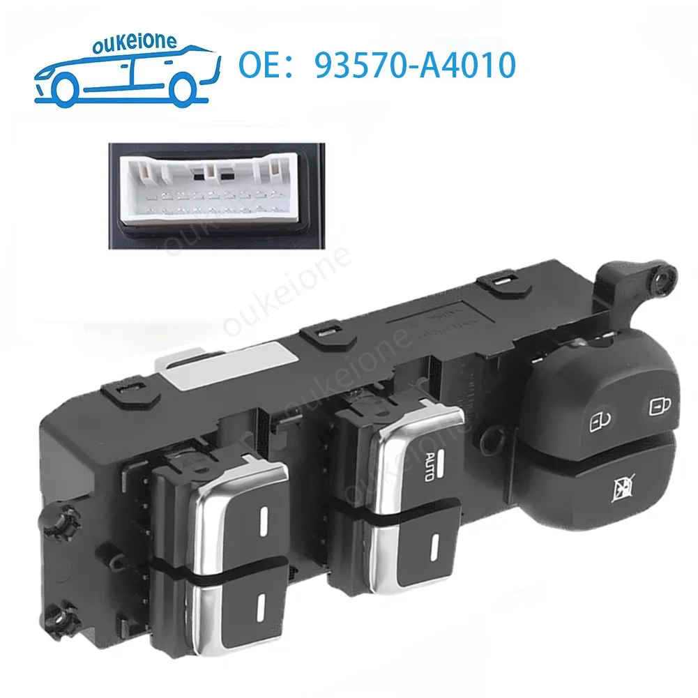 

93570-A4010 для Kia Rondo Carens 2013 2014 2015 2016, электрический переключатель стеклоподъемника, главная кнопка управления, автомобильные аксессуары