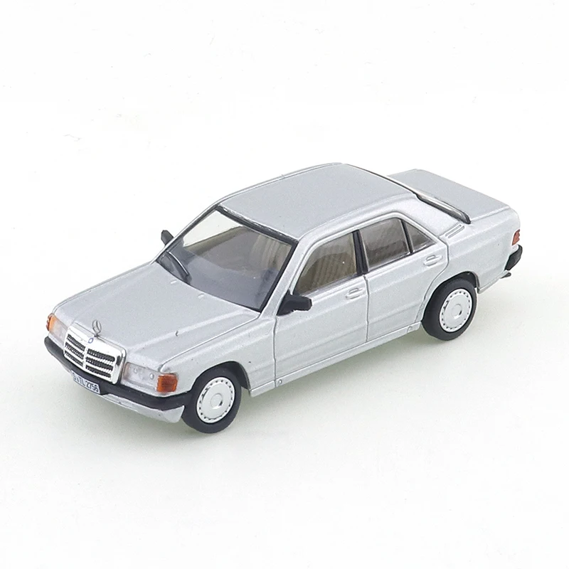 Xcartoys-合金車モデルのおもちゃのペンダント,メルセデスベンツ190e,青,銀,Y65-02, Y65-01, 1:64