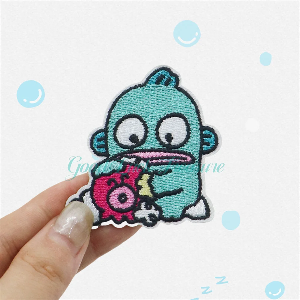 Cute Fun Cartoon characters Ironing Cloth Patch embroidered patch T-shirt jeans backpack badge sewing fabric patch