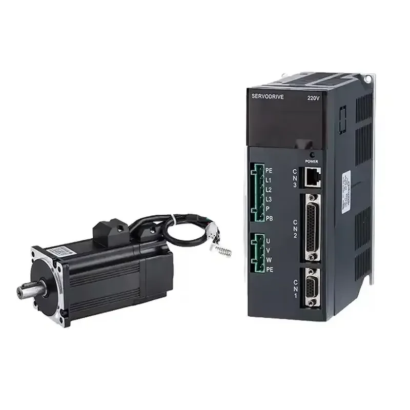 for 23 Bit Raster Absolute Encoder Servo Motor Kit 750W 0.75kW 3000RPM AC Servo Motor with Single Phase 220V EtherCAT Servo