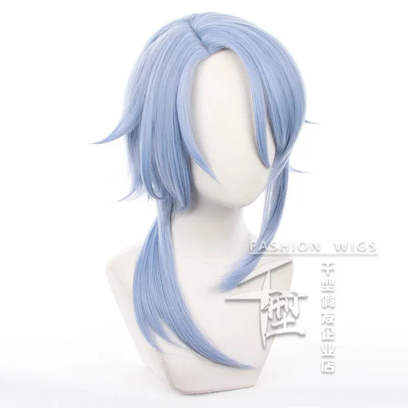 لعبة جينشين إمباكت كاميساتو آياتو شعر مستعار تأثيري أنيمي شعر مستعار تأثيري مقاومة للحرارة الاصطناعية أياكا شقيق آياتو الباروكات