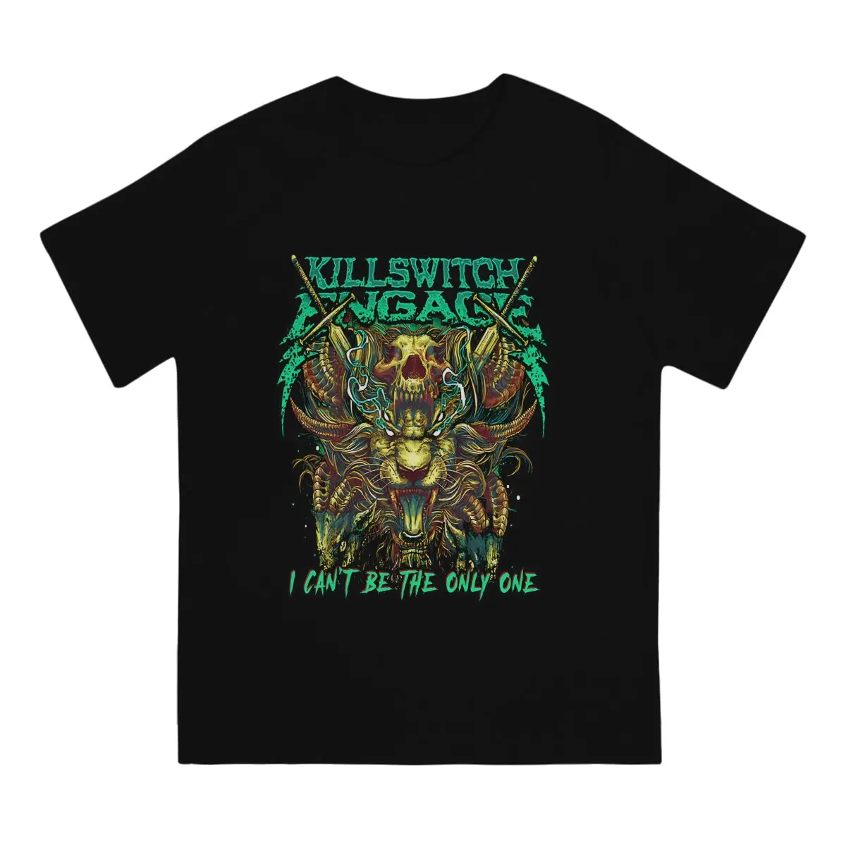 Novelty Splendid T-Shirt for Men O Neck 100% Cotton T Shirt Killswitch engage Short Sleeve Tees Printed Clothing