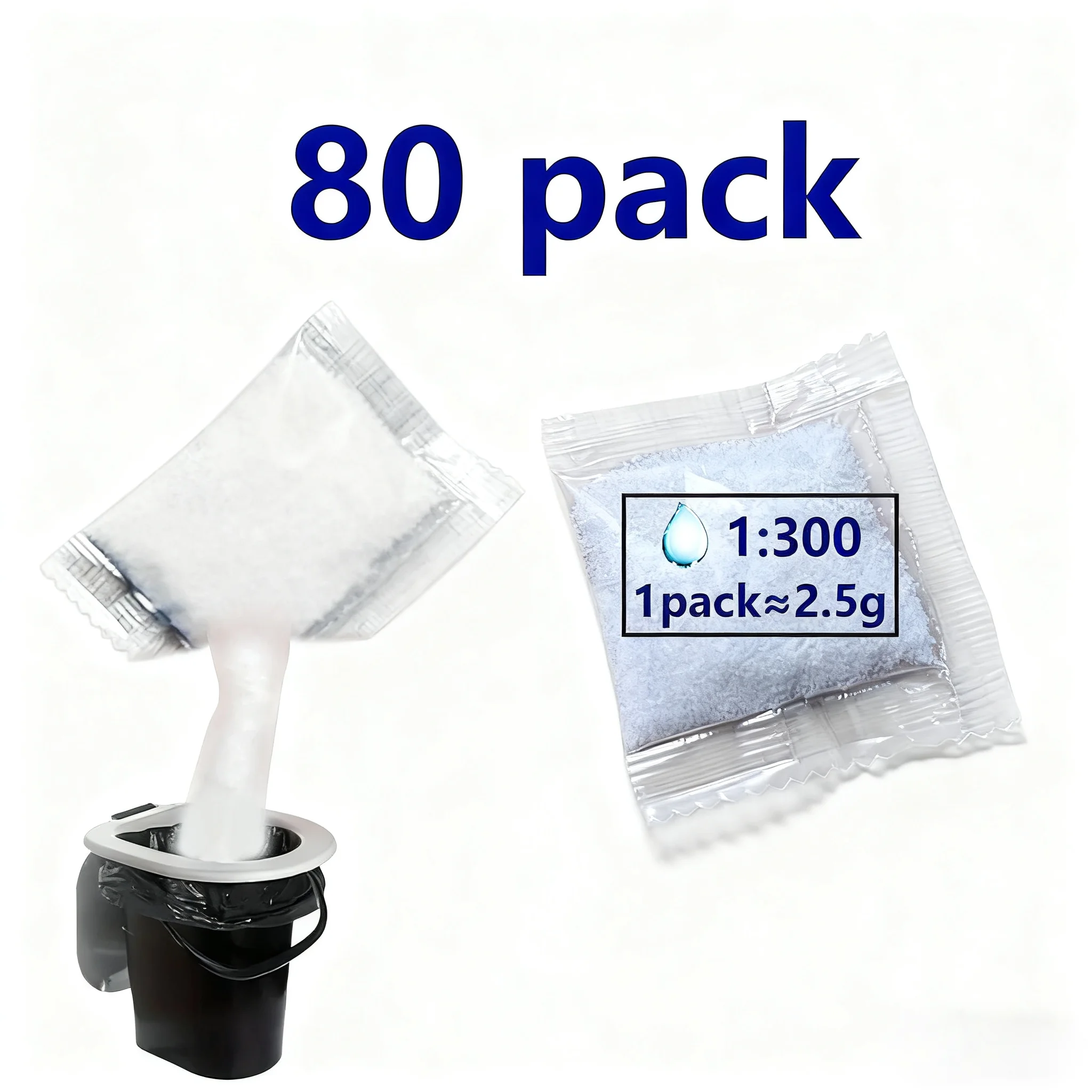Umweltfreundliches Pulvergel für Camping-Toiletten - Absorbierendes, Geruchskontrollierendes Abfallgeliermittel für Tragbare Reisetoiletten – Detail 10