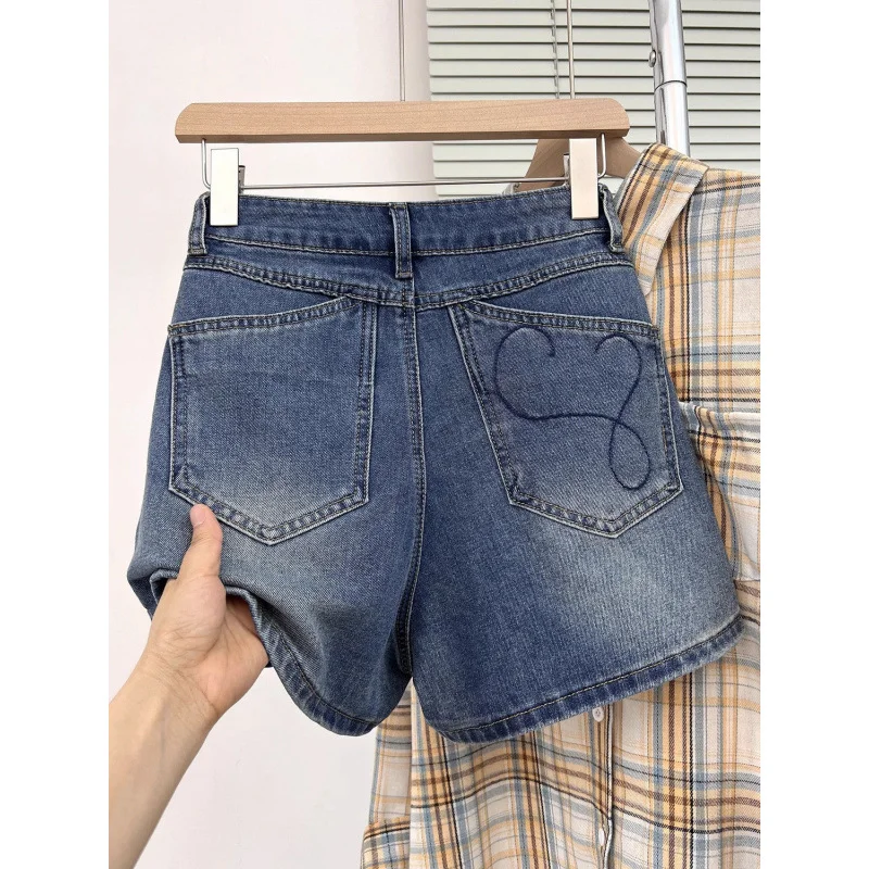 Vintage Bestickte Denim-Shorts – Embroidery Jeans Bewertung und Preis