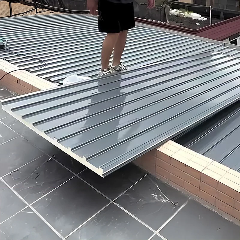 

Great Wall Double-Layer Aluminum Alloy Roof Tile Insulated Energy-Efficient Sunroom Canopy Roofing Material for Home Improvement