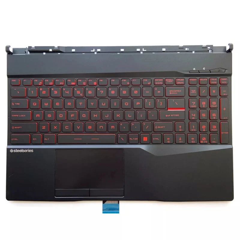 New For MSI GP65 GL65 MS-16U1 16U5 16U7 Laptop Upper Case Palmrest Cover C shell Backlit keyboard