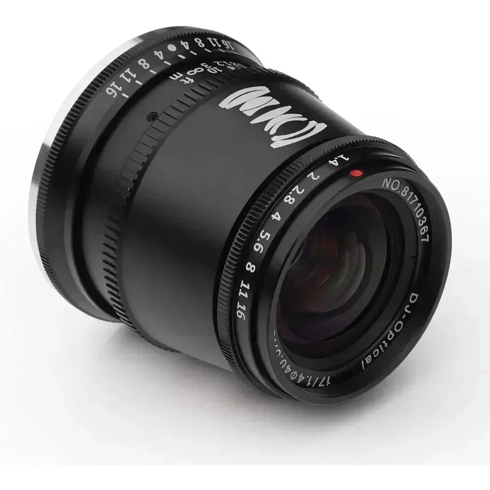 TTArtisan 17 มม.F1.4 APS-C กล้องเลนส์โฟกัส MF สําหรับ Fuji X M43 Sony E Leica L Nikon Z Canon EOS M RF Mount กล้อง