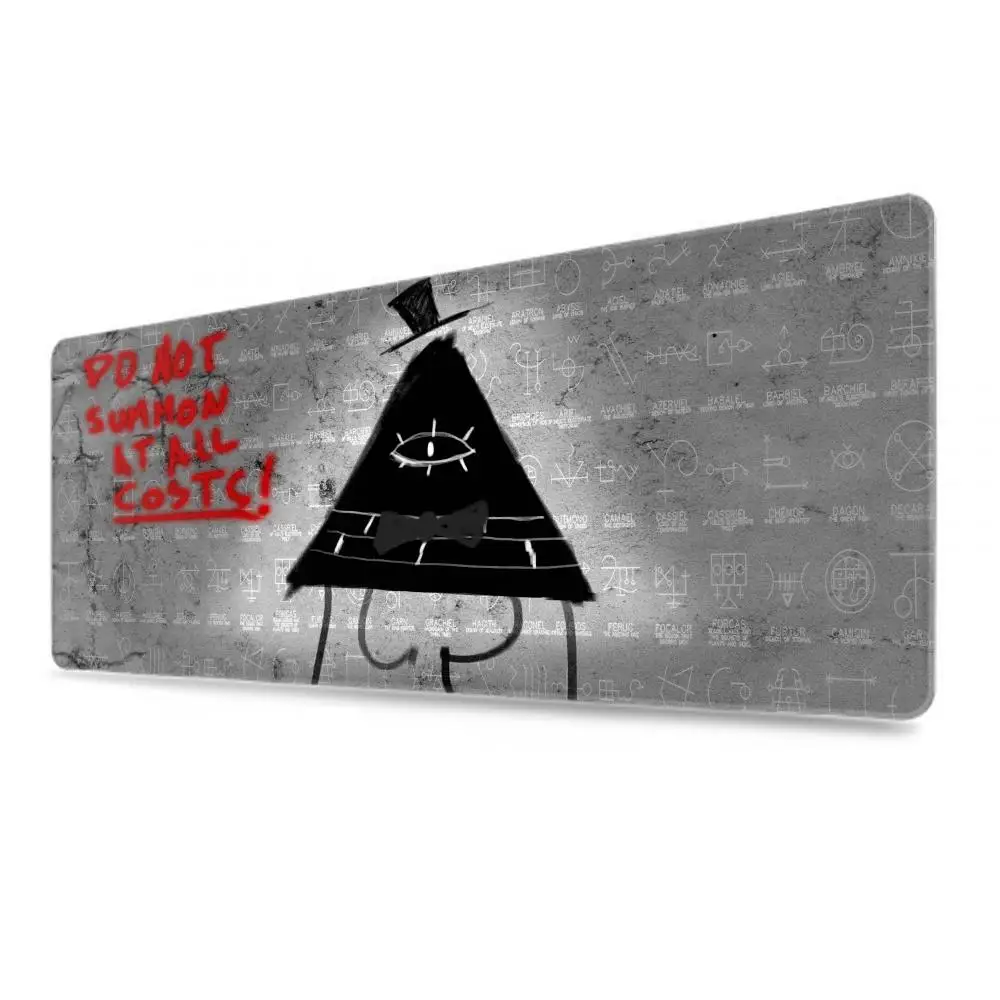 400x900MM Desk Protector Rubber Mousepad Company Table Pads Carpet Desk Pad Bill Cipher Anime Mouse Pad Gravity Fall Mouse Pad