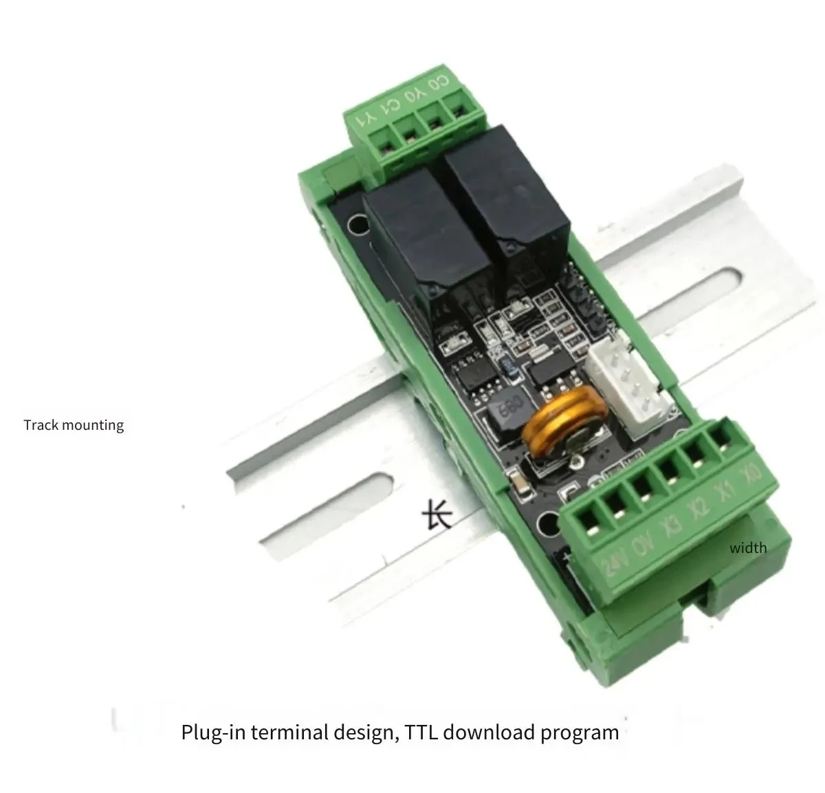 FX2N6MR High-speed Small Minimalist 4-channel Input 2-channel Relay Output WORK2 Programming PLC Rail Installation