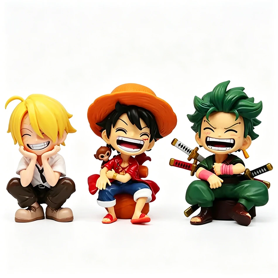 One Piece Chibi zittende figuu - Interior Design Japan recensie en prijs