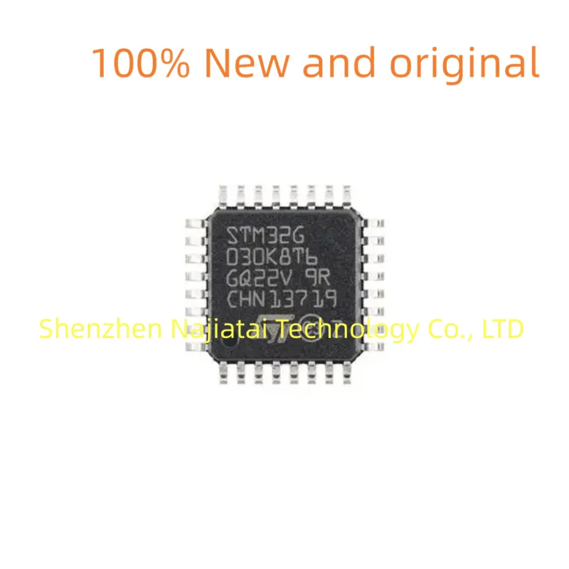 

10 шт./лот, 100% новый оригинальный чип STM32G030K8T6 STM32G LQFP32
