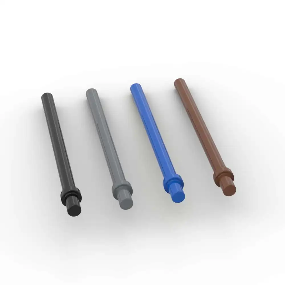 MOC 10 STKS 4095 Paraplubak Stapelen Vervangbare Baksteen Bar Met Stop Ring Bouwsteen Leuk Speelgoed Volwassenen Jongens Vakantie Geschenken