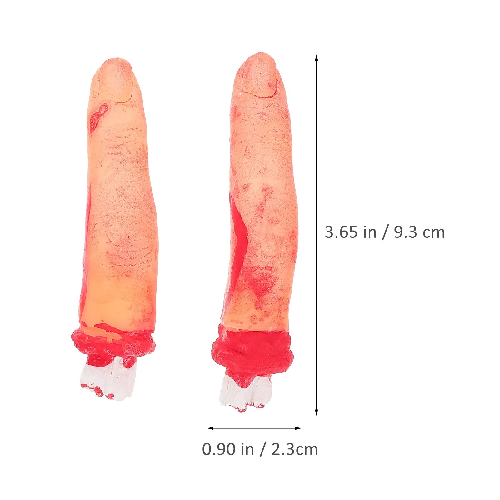 10pcs Severed Bloody Finger Props Realistic Halloween Fake Finger For Haunted House Decoration Party Prank Gag Props