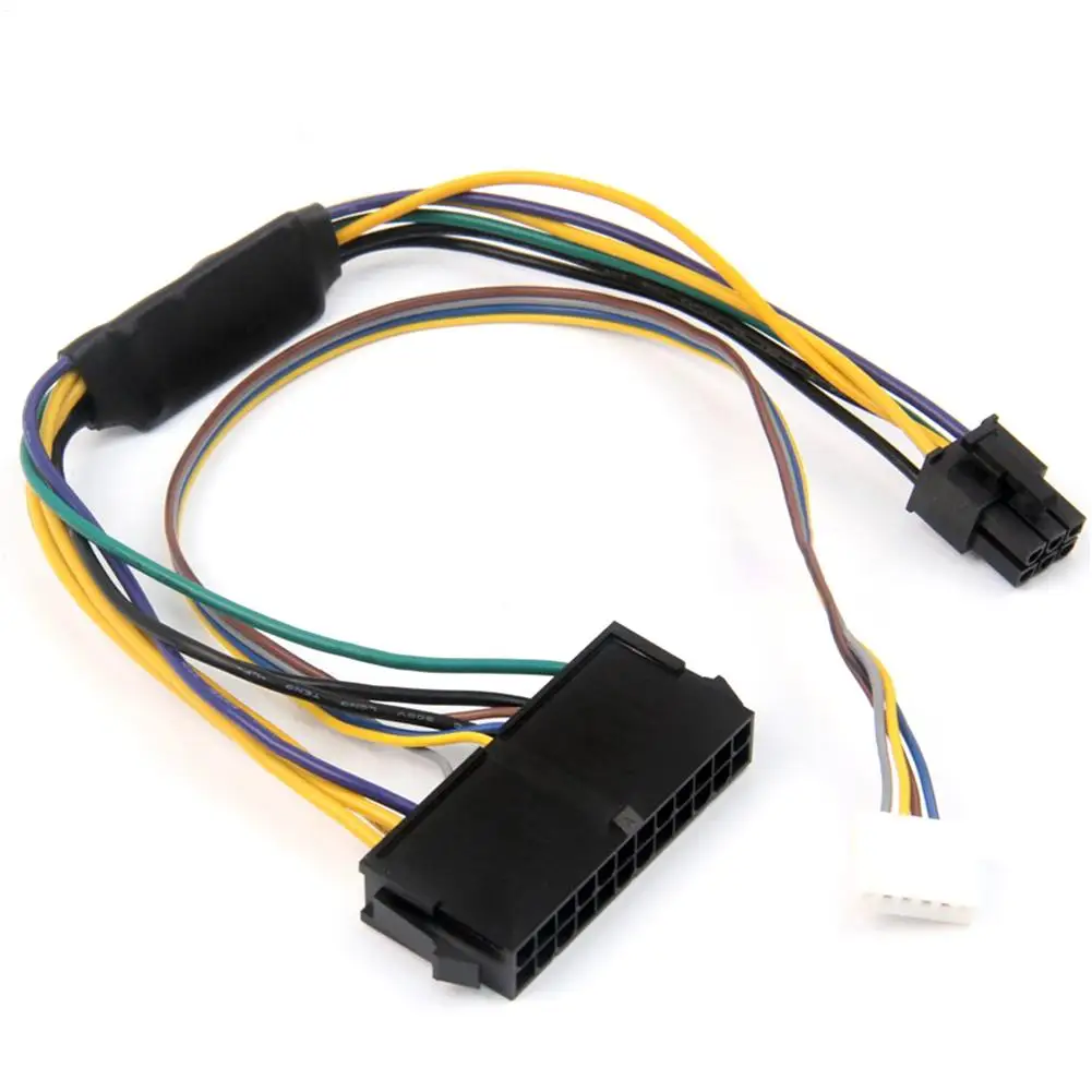 30CM Long 24-pin To 6P Conversion Line For Elite 8100 8200 8300 800G1 SFF Mainboard Server Adapter Power Supply Cable Cord