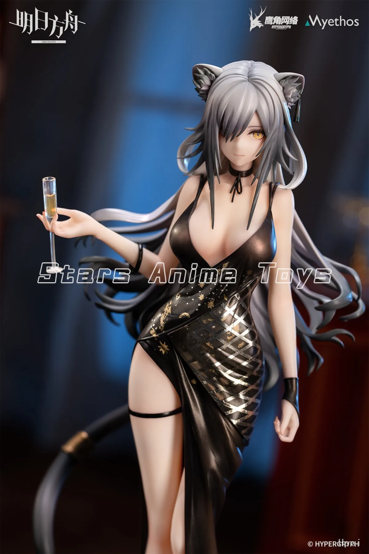 【Pré venda】 Presente original de Myethos + série Arknights Schwarz 1/7 coleção de brinquedos modelo figura de animação