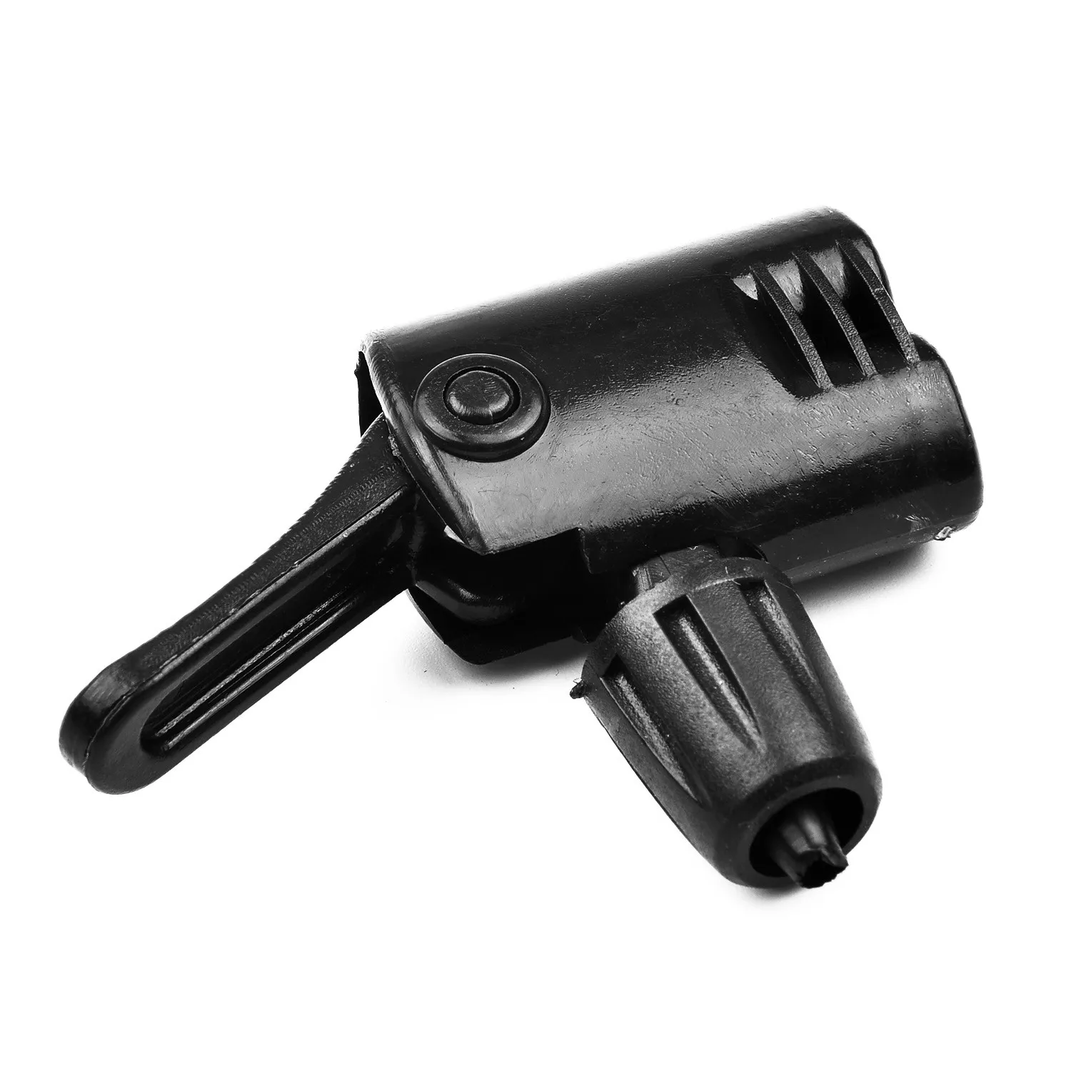 Bicycle Track Pump Nozzle Dual Head Adapter Convertor Bike Inflator Air Nozzle Clip Bicycle Pump Multipurpose US To UK Nozzle