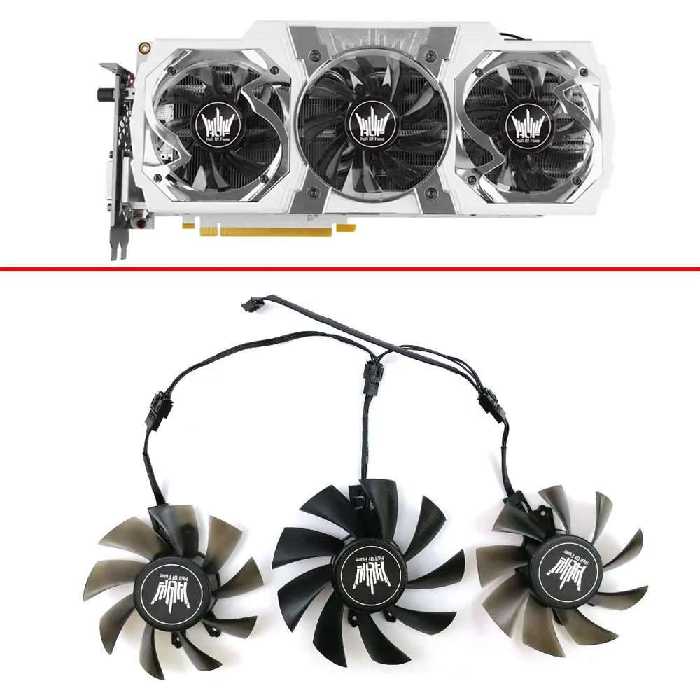 

GA91S2U FY09015L12LPA FY08015L12LPA 85mm 4pin ETH Cooling Fan For Galaxy Geforce GTX 970 GTX 980 Ti Hof Graphics Card Fan