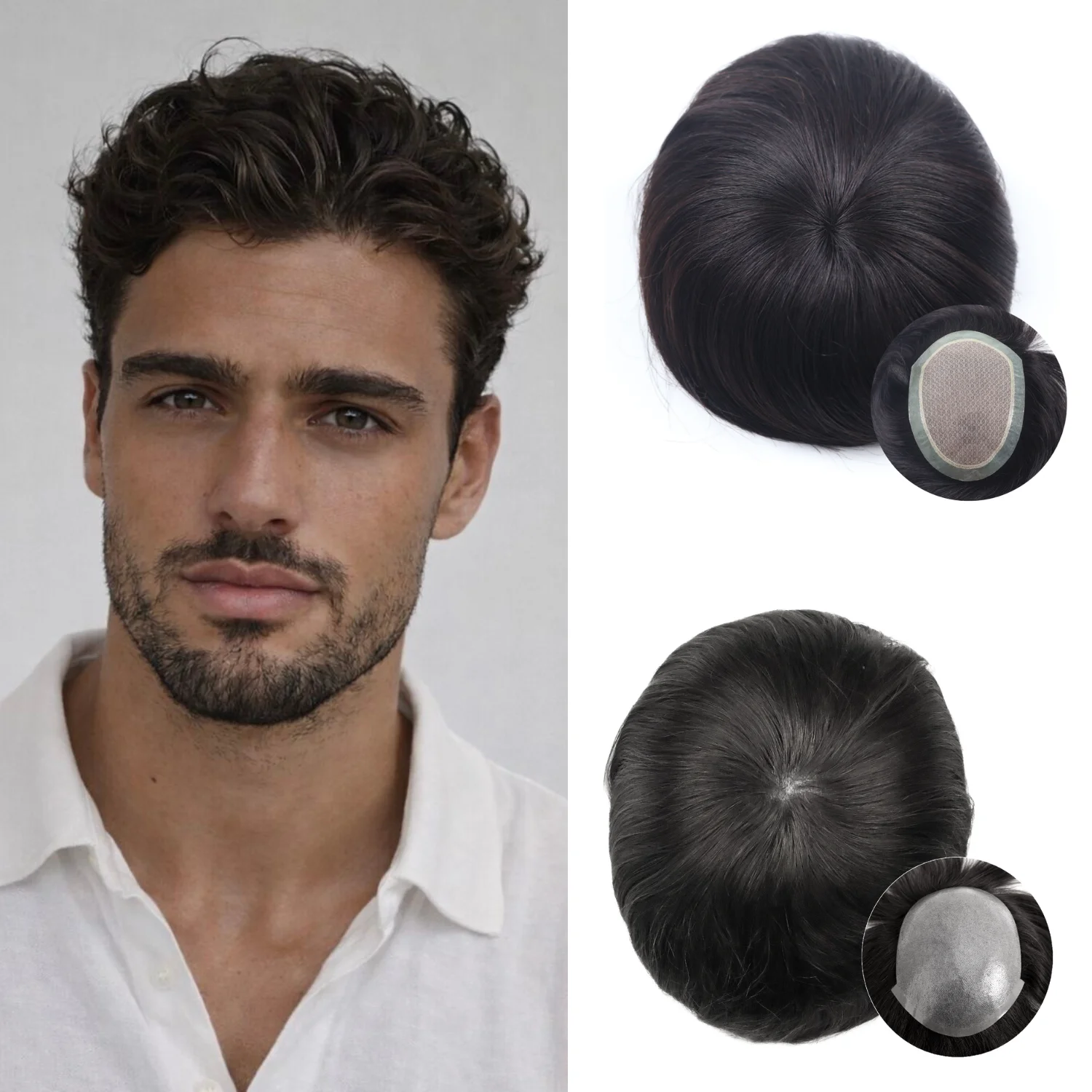 6x8-breathable-fine-mono-with-pu-toupee-men-6inch-men's-wig-human-hair-toupee-men-replacement-systems-men's-capillary-prosthesis