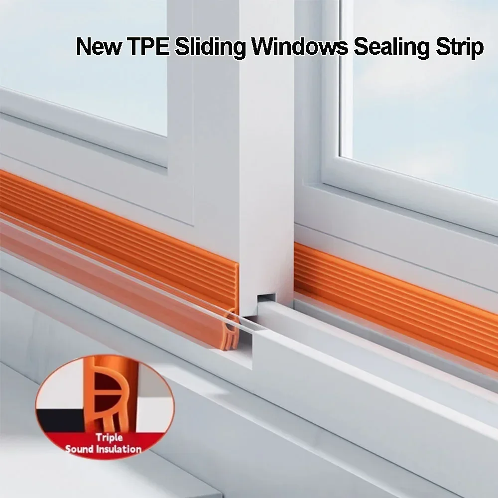 TPE ذاتية اللصق نافذة شريط عازل لاصق ثلاثي عزل الصوت يندبروف مكافحة البرد تحت شريط السير الوقائي المرن