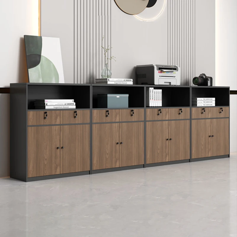 Contemporary Modern Wooden File Cabinets Practical Office & School Workshop Furniture For Organizing Storing Documents Archives