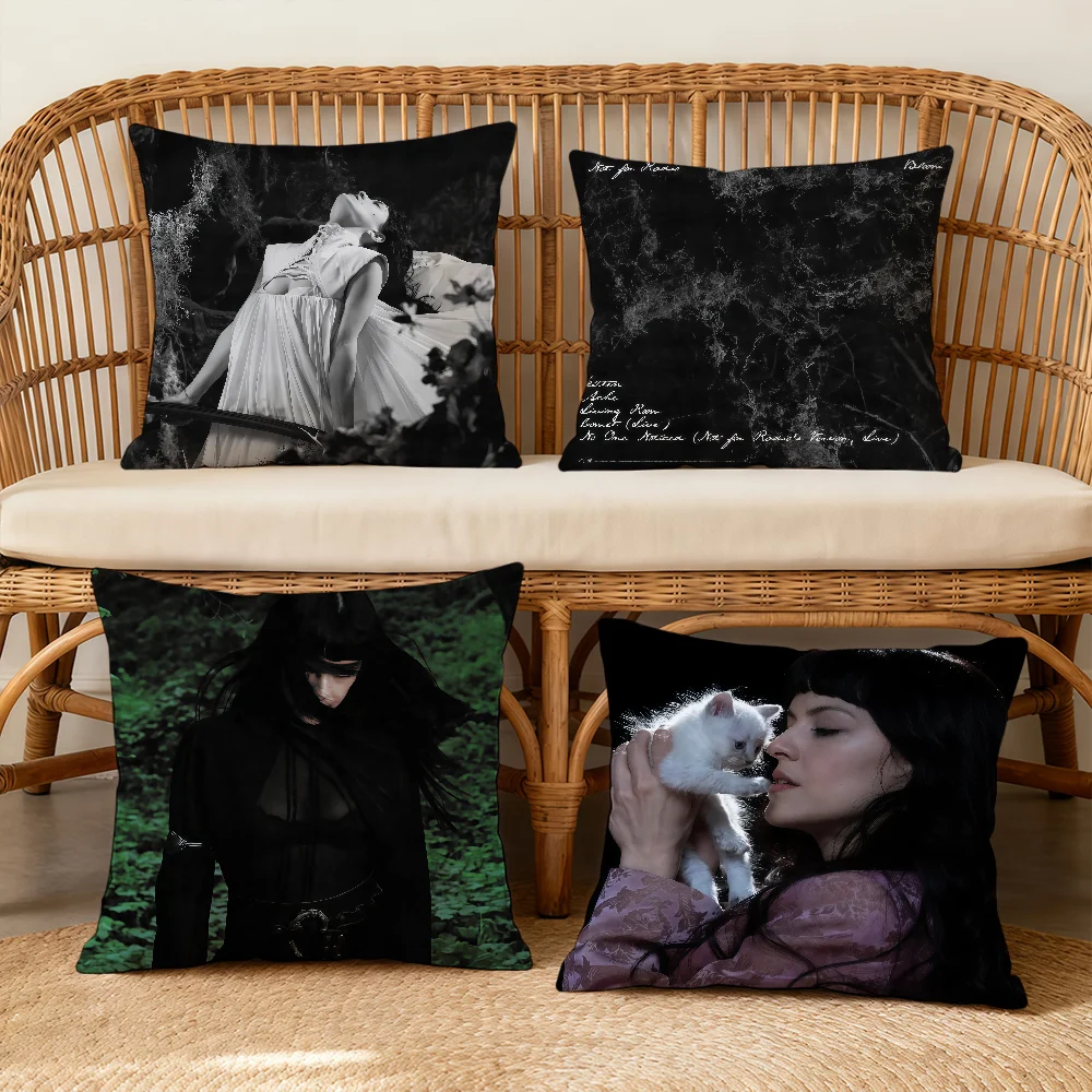 Cushion B-BloomS Physical Cover Square Radio Decorative Throw Release Pillow Case Sofa Bed Living Room Anniversary Not Gifts