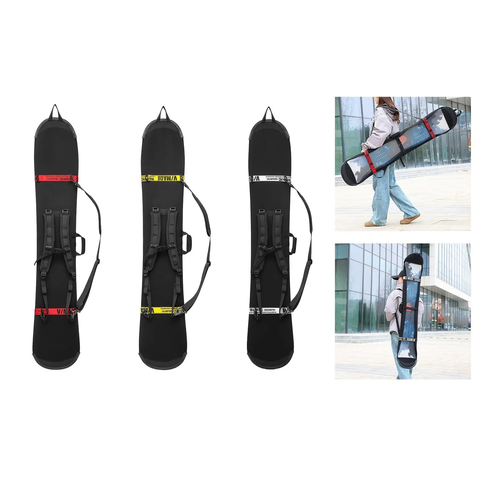 ski-travel-bag-high-stability-pouch-detachable-shoulder-strap-snowboard-carrier-rubber-cap-for-winter-vacation