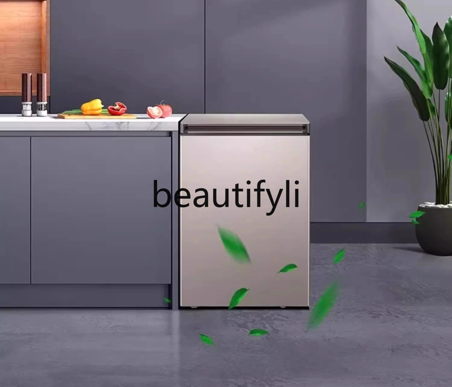 

Freezer household, fully frozen and refrigerated small freezer household frost reduction first-class energy efficiency