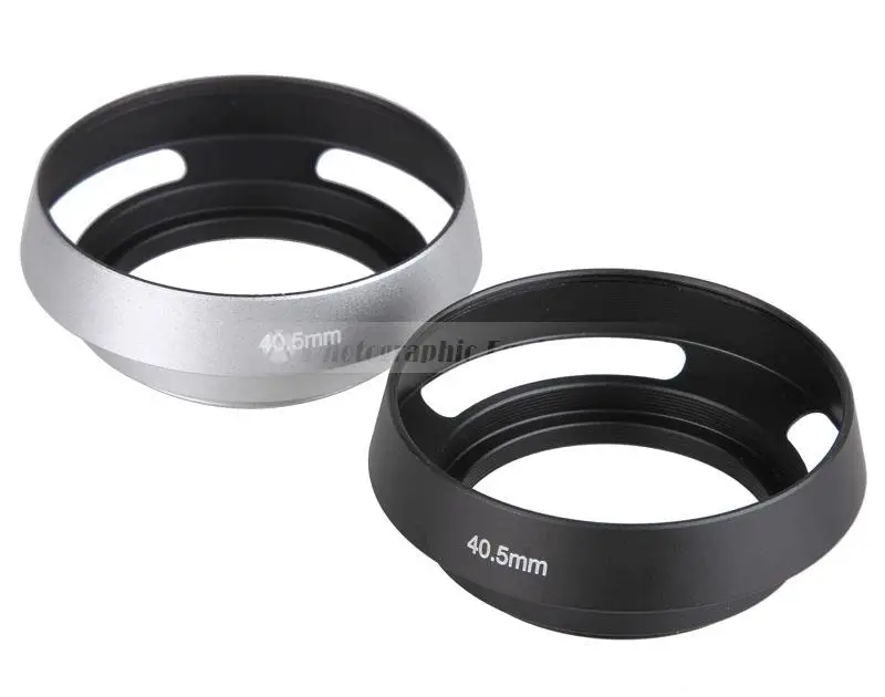 Capa de lente de câmera capa de metal preto/prata 37mm 39mm 40.5mm 43mm 46mm 49mm 52mm 55mm 58mm montagem de rosca