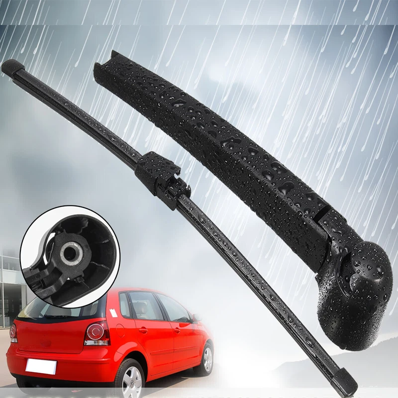 Car Rear Windscreen Wipers Arm Blade FOR VW Golf Mk5 Hatchback 10/2003-6/2009 Rear Wiper Arm & Blade 13 Inch