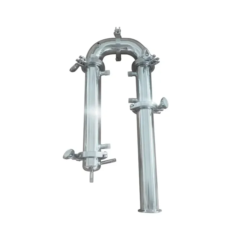 2inch Sanitary Stainless Steel304 Tri Clamp Condenser Heat Exchanger Dephlegmator Reflux
