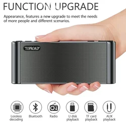 Bluetooth Speaker Usb Portable Speakers with Fm Radio Cannon Russian Steel Saber Wireless Microphone FM