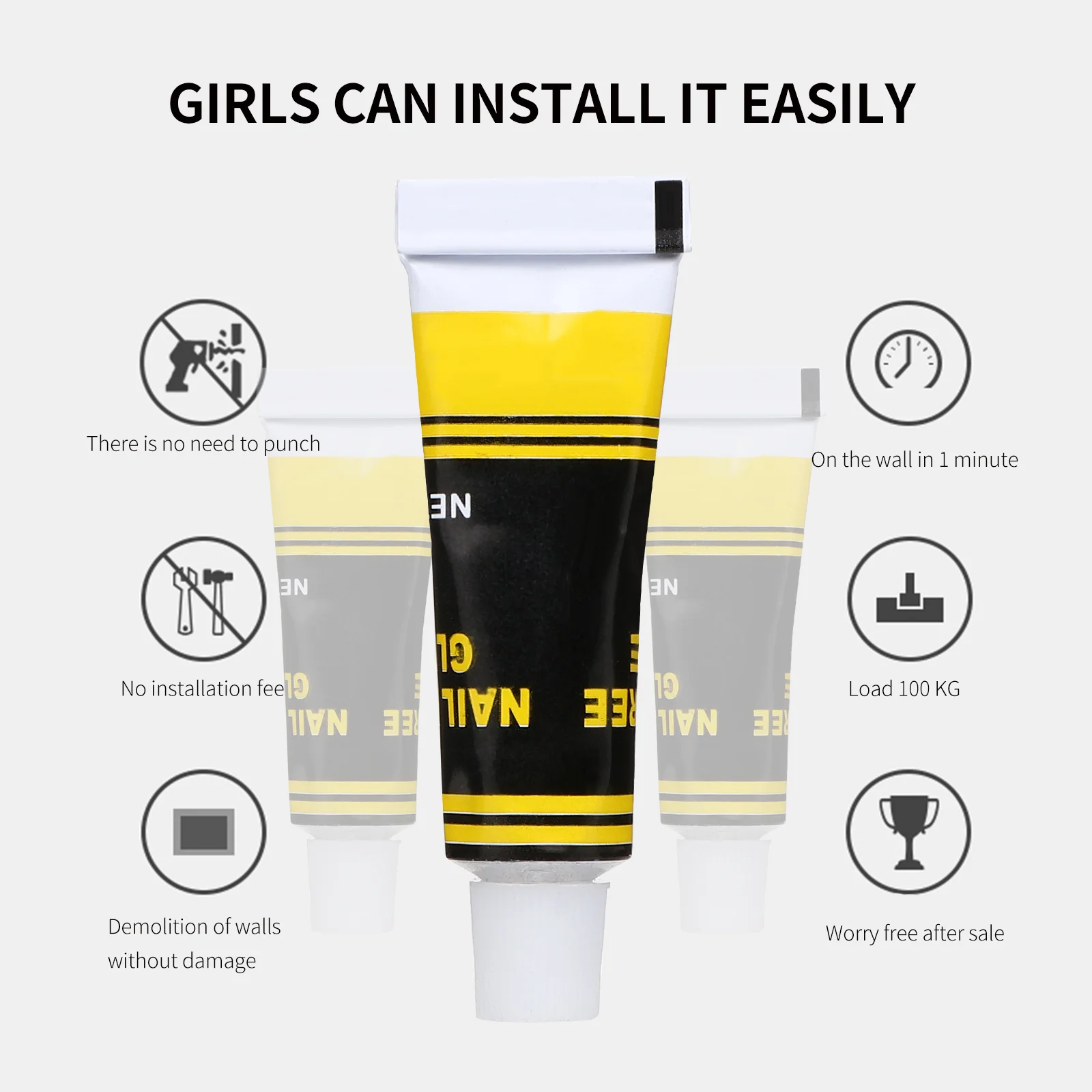 

Stainless Steel Towel Rack Punch Free Organizer Heavy Duty Rust Resistant Bathroom Storage Double Hooks Easy Install