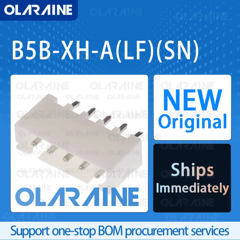 

50/200/500Pcs B5B-XH-A(LF)(SN) 100% brand new and original IC chip Connector headers and wire housings 5 Position