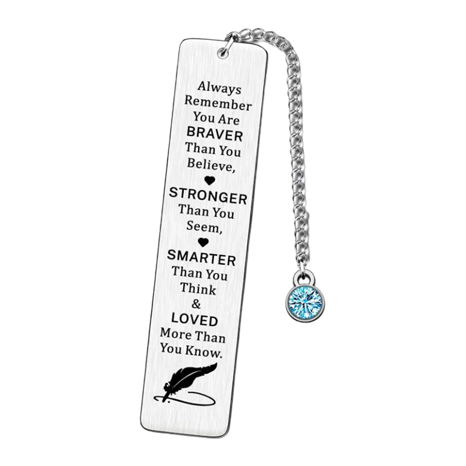 حروف زميل ملهمة المرجعية الفولاذ المقاوم للصدأ الثقة مع سلسلة هدية عيد ميلاد طالب لصديق الرجال النساء