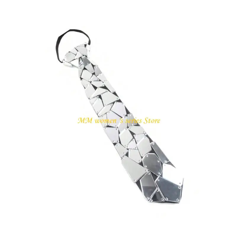 Q39C Shining Crystal Corbytie para fiestas nudas fiesta Collar corbata corbata ajustable Evento formal corbata para club