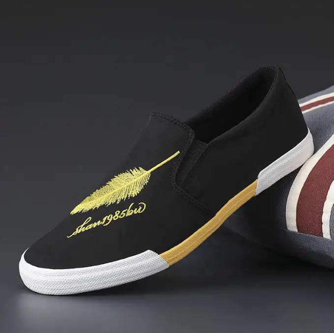 New Style Men's Canvas Shoes Spring Casual Shoes Anti-slip Work Shoes Lightweight Breathable Men Shoes