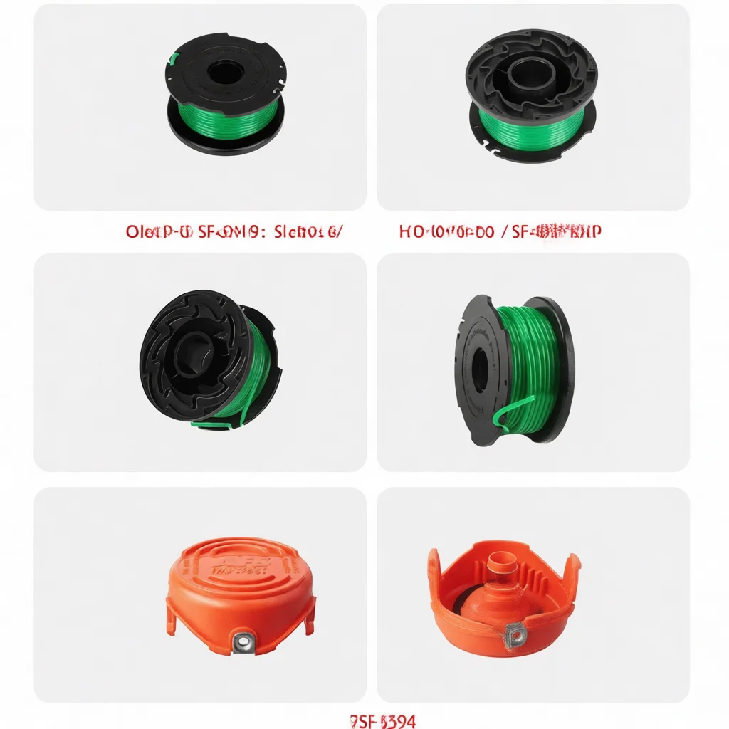 Trimmer Spool Line Replacement For Black Decker SF080 BKP A6482 90583594 Grass Mower Cutting Heads Garden Lawn Care Supply