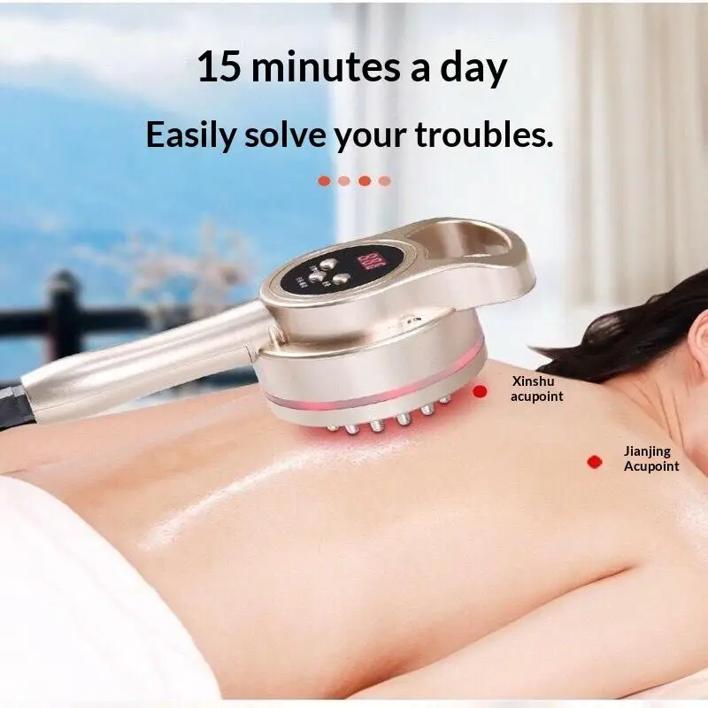 

Электрическая щетка-массажер для тела, антицеллюлитный скребок Гуаша для лимфодренажа