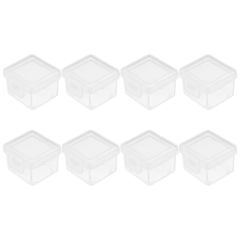 

8 Pcs Cheese Storage Box Keeper Butter Container for Fridge Plastic Boxes Holders
