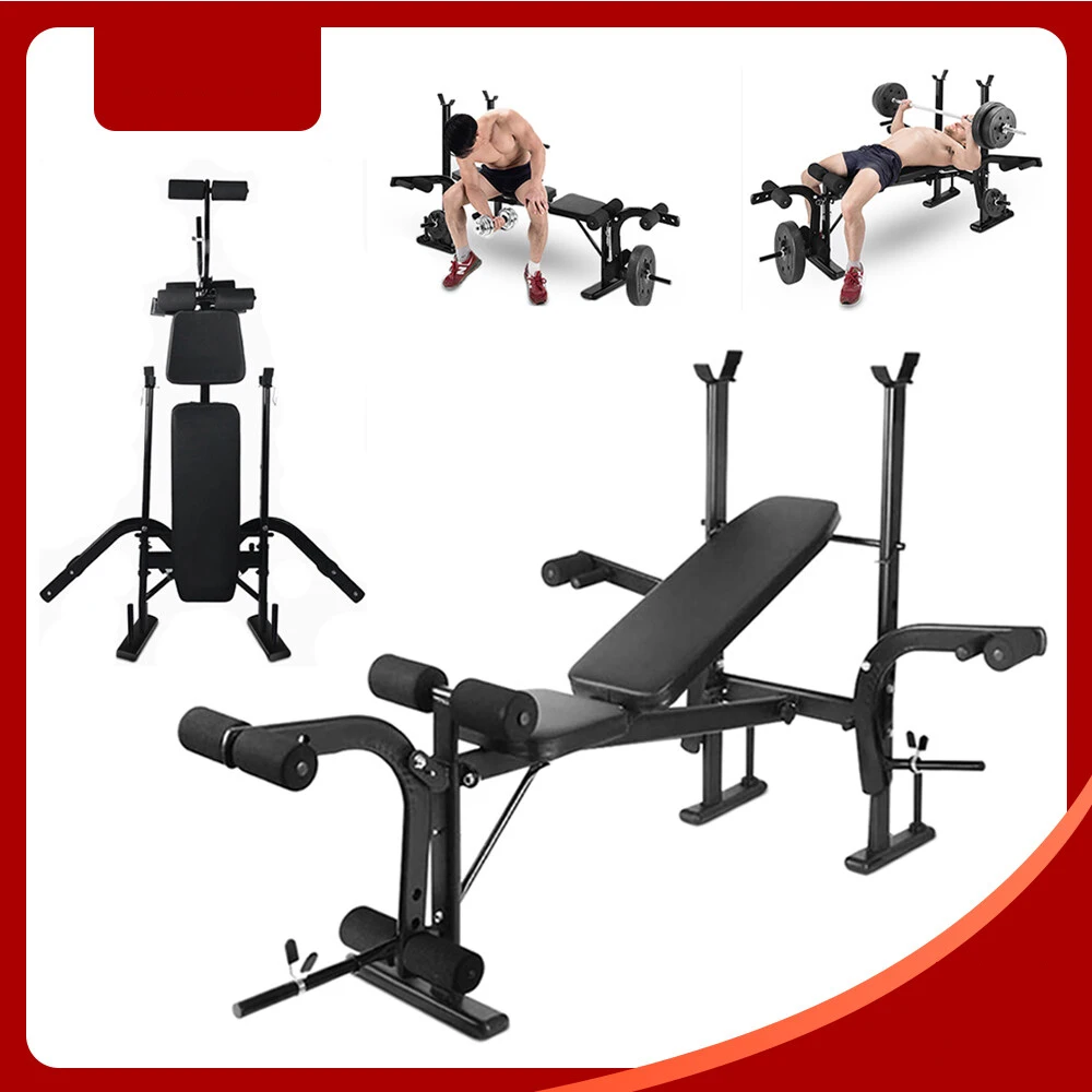 Panca pesi per fitness indoor Panca da allenamento multifunzione Bilanciere Squat Rack Panca da letto per sollevamento pesi per fitness sportivo