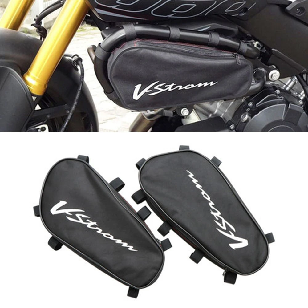 For SUZUKI V-STROM DL1000 DL 1000 1000DL 2013 2014-2020 Motorcycle Frame Crash Bars Waterproof Bag Repair Tool Placement Bag