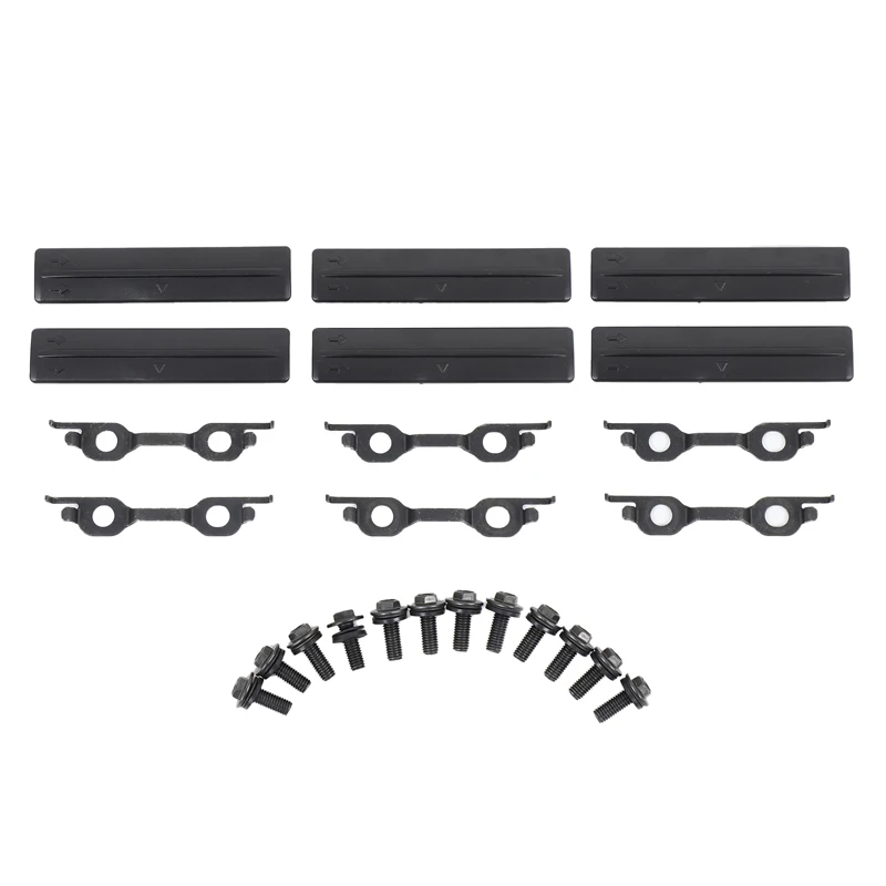 

8Pcs Roof Drip Rack Removal Cover Clips With Bolt Bracket 75596-35020 For Toyota FJ Cruiser 07-14 RAV4 Lexus 90119-08C47
