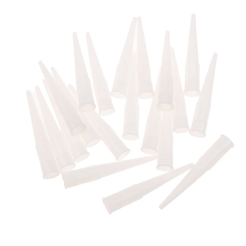 20pcs 10x1.5CM Universal Caulking Nozzles Glass Glue Nozzles Sealant Silicone Gun Mouth