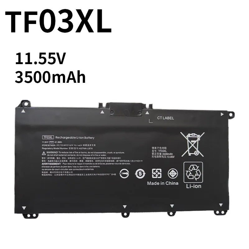 

TF03XL Laptop Battery For HP Pavilion 14-BF 15-CC 15-CD 17-AR 17-AR007CA 17-AR050WM HSTNN-UB7J 920046-541TPN-Q188 41Wh