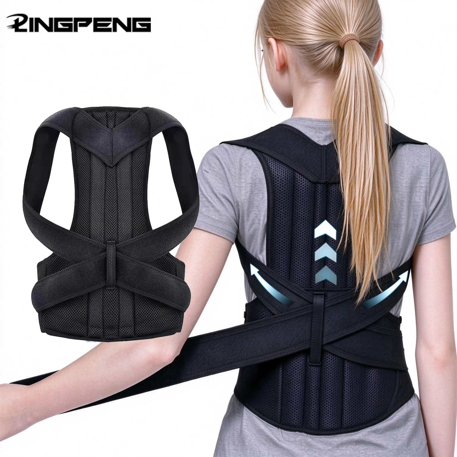 Adjustable Posture Corrector Corset Back Brace Lumbar Support Straight Corrector Belt Corrector