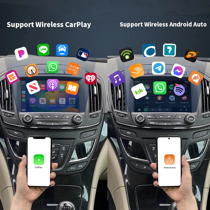 Wireless CarPlay For Opel insignia 2014-2017  , with Android Auto Mirror Link AirPlay Car Play Navigation Support rear camera