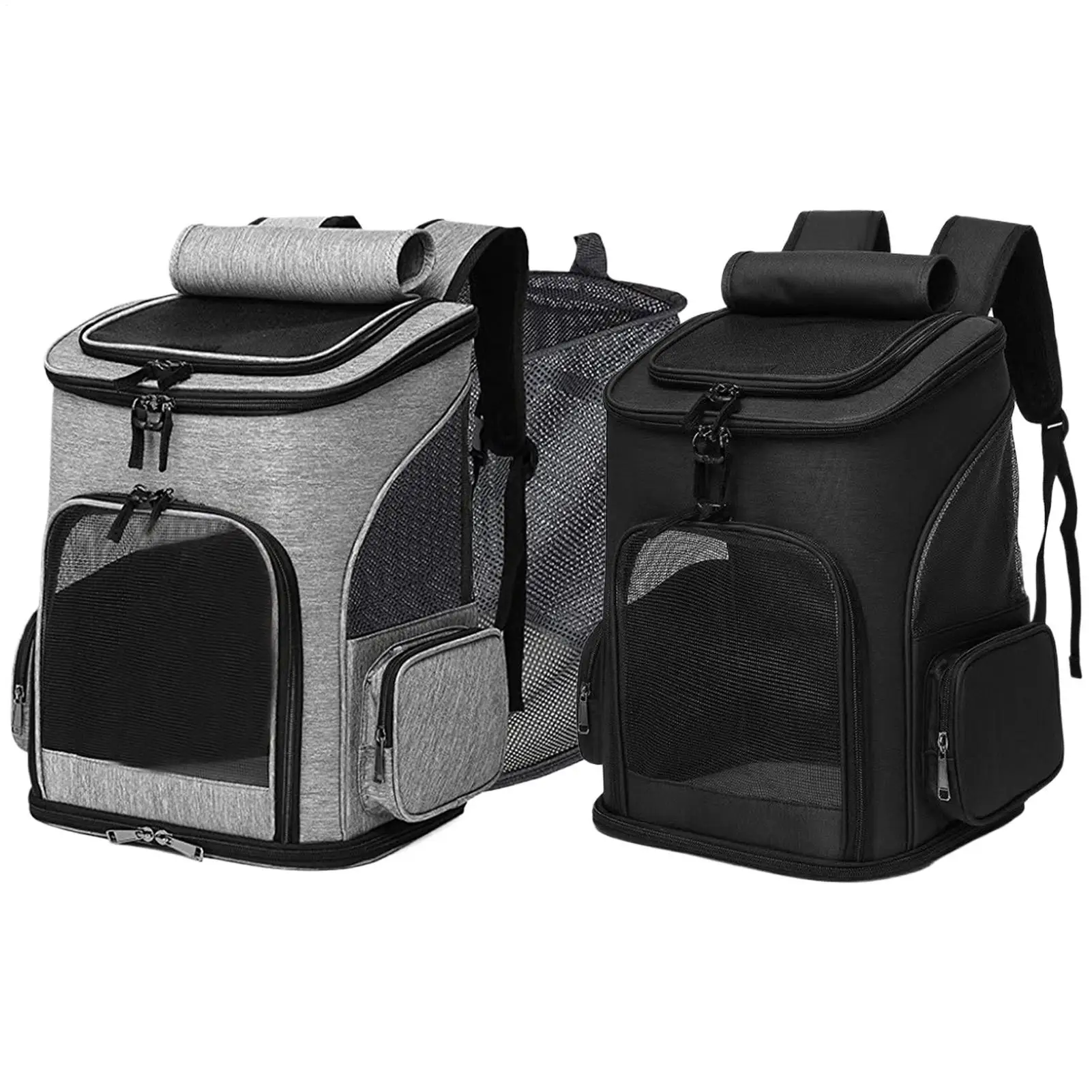 

Cat Carrier Portable Expandable Soft-Sided Puppy Carrier Breathable Pet Backpacks For Car Flight Vet Visit Grooming Camping Trip