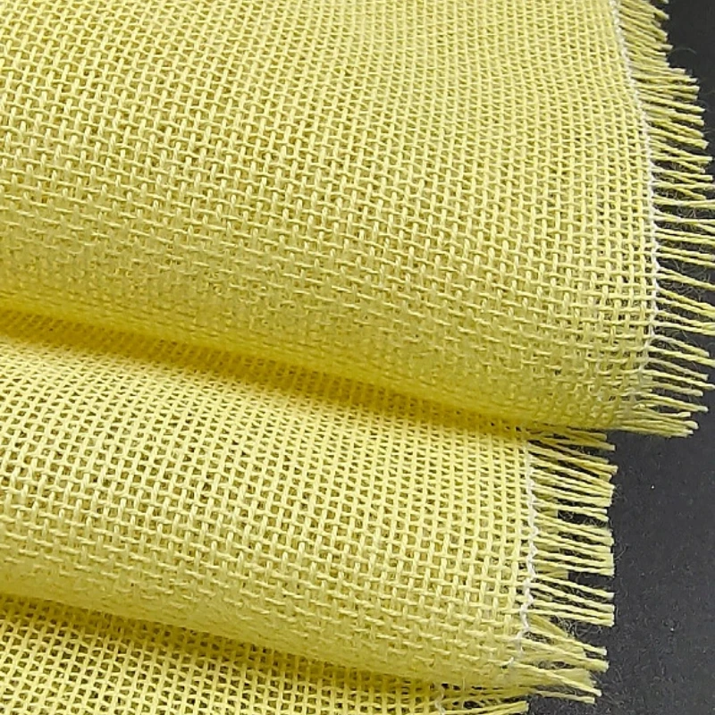 30cm/50cm/100cm Yellow Color Kevlar Mesh Fabric Aramid Fiber Net Cloth Carbon Fiber Fabric for DIY Sewing Clothing Vest Jacket